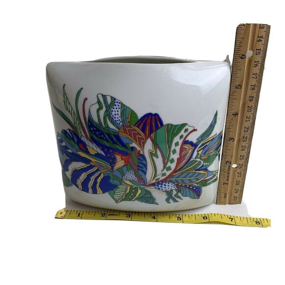 Brigette Deoge for Rosenthal, Germany Mid Century Pillow Vase Bright Colored 70s - Picture 5 of 6